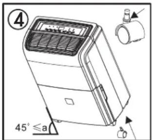 ④ 45° ≤ a