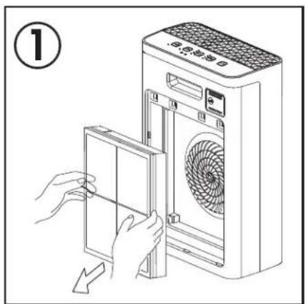 DANBY DAP110BAWDB - INSTALLATION DU FILTRE - 1