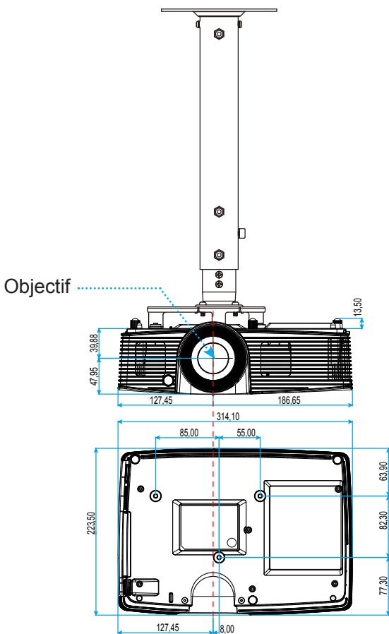 OPTOMA HD26B - Installation au plafond - 3
