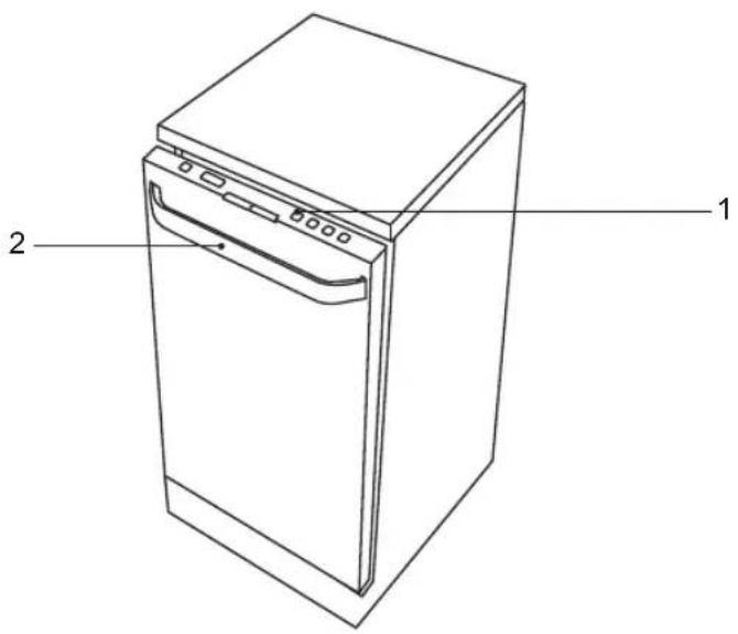 DELONGHI DDW60X17 - front view - 1