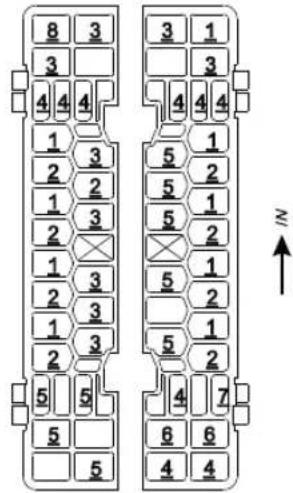 8 3 3 1 4 4 4 1 3 2 2 1 3 2 3 1 3 2 3 5 5 5 5 5 5 5 5 6 6 4 4 N