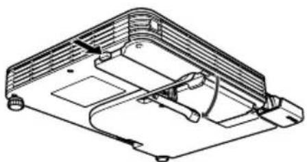 CASIO XJ-S32 - To change the projector elevation angle - 1