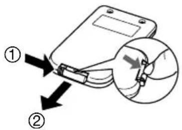 Diagram showing a device with labeled parts and an eye diagram, illustrating mechanical or diagnostic concept.
