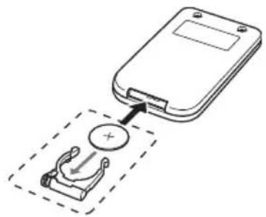 CASIO XJ-S46 - Replacing the Remote Controller Battery - 2