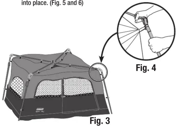 into place. (Fig. 5 and 6) Fig. 4 Fig. 3