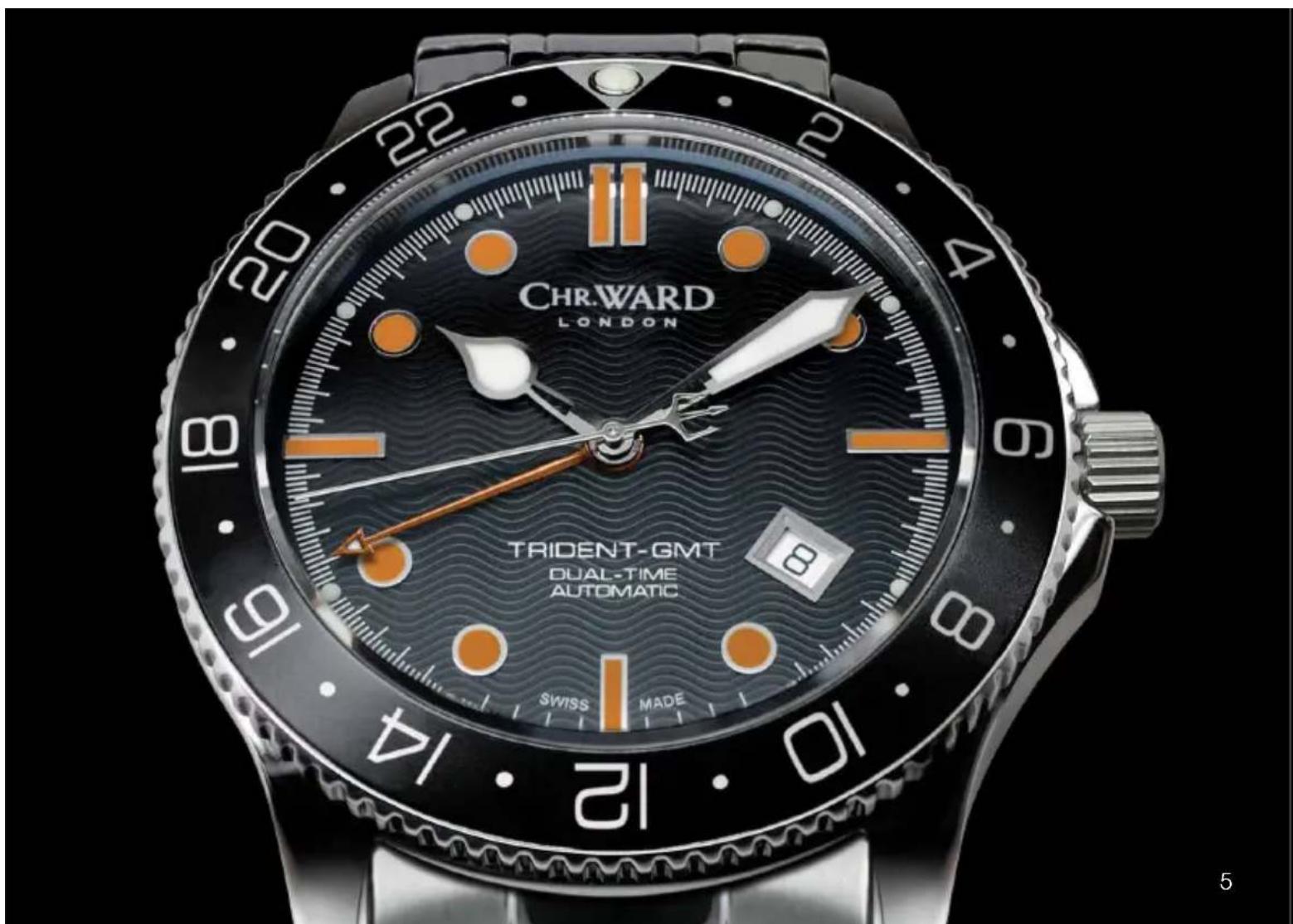 Christopher Ward C60 Trident GMT - C60 TRIDENT GMT AUTOMATIC - 2