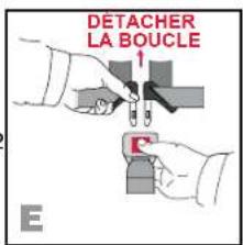 DÉTACHER LA BOUCLE 1 E