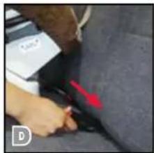 BRITAX Advocate CS - Lower Universal Anchorage System (LUAS) Installation - 4