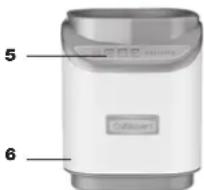 CUISINART Gelateria ICE-60W - PREPARACIÓN/CONGELAMIENTO DEL TAZÓN - 5