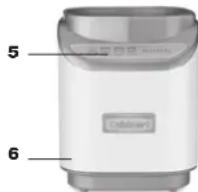 CUISINART Gelateria ICE-60W - Cord Storage (not shown) - 5