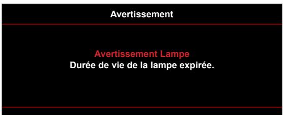 OPTOMA HD27 - Voyant d'avertissement - 2