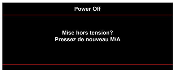 OPTOMA HD27 - Mise hors tension - 1