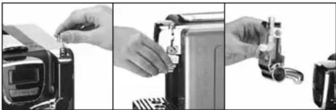 CUISINART Espresso Defined EM-25 - To remove the steam/frothing wand - 1