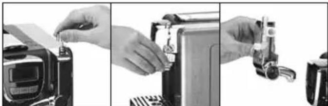 CUISINART Espresso Defined EM-25 - Para quitar el tubo de vapor - 1