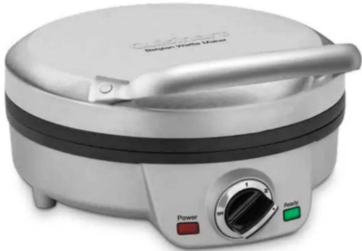 CUISINART WAF-200 - INSTRUCTION AND RECIPE BOOKLET - 1