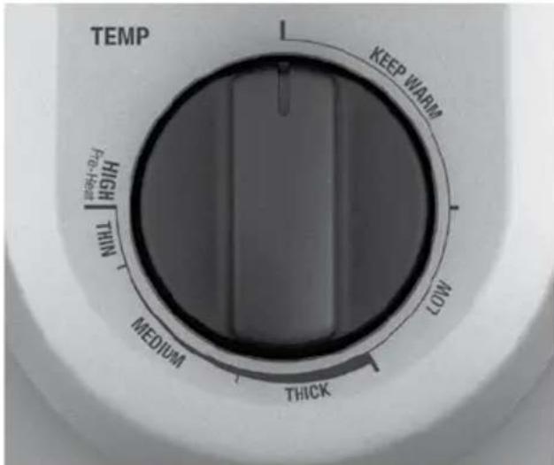 TEMP KEEP WARM LOW THICK MEDIUM HIGH THIN 为热缩放 温度-10℃/℃ 低温-10℃/℃