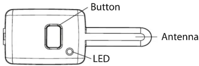 Button LED Antenna