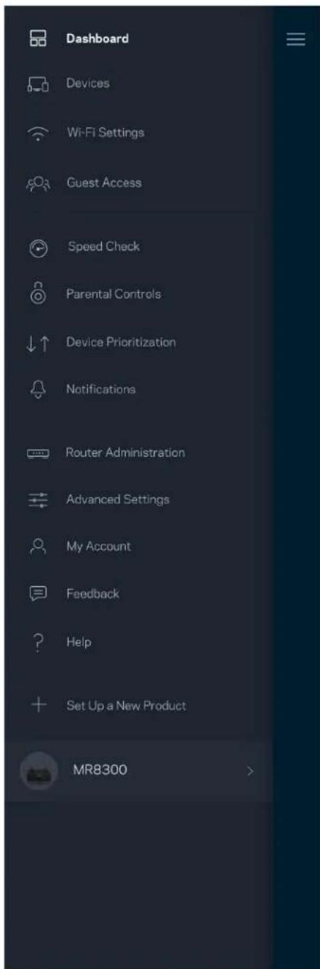 LINKSYS MAX-STREAM MR9000 - Dashboard - 1
