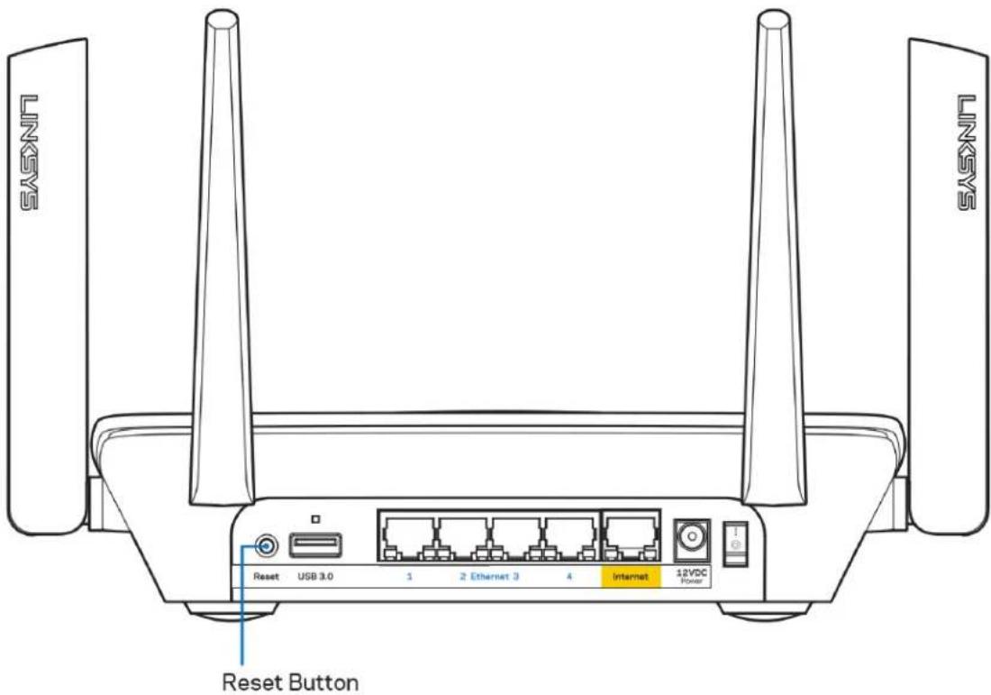LINKSYS MAX-STREAM MR9000 - Jak obnovit tovární nastavení směrovače. - 1