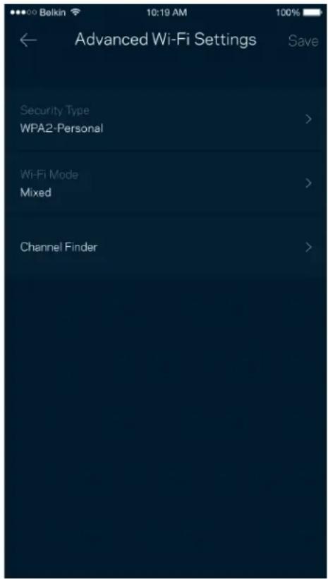 LINKSYS MAX-STREAM MR9000 - Wi-Fi-indstillinger - 2