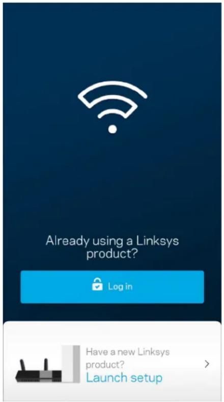 LINKSYS MAX-STREAM MR9000 - Log på Linksys App - 1