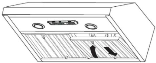 KITCHENAID KVWC956JSS - Dépose des filtres à graisse métalliques - 1