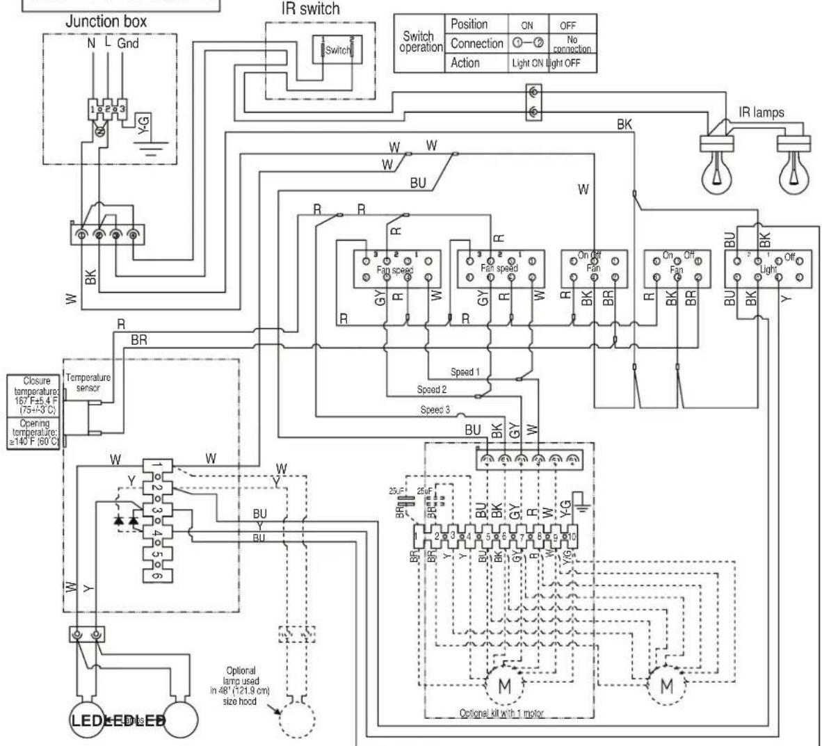 KITCHENAID KVWC956JSS - WIRING DIAGRAM - 1