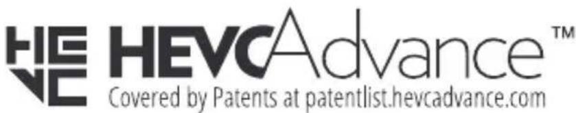 HE HEVC Advance™ Covered by Patents at patentlist.hevcadvance.com
