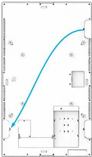 ELO 5553L - Audio speaker mounting in portrait orientation (optional) - 1