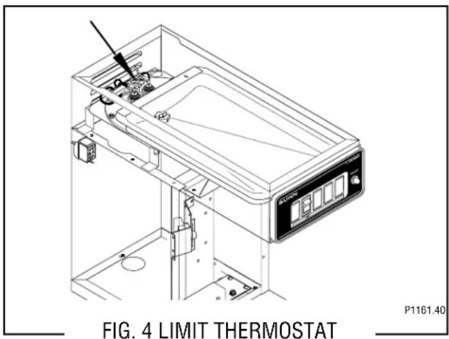 FIG. 4 LIMIT THERMOSTAT P1161.40