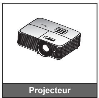 OPTOMA HD270e - Accessoires standard - 1