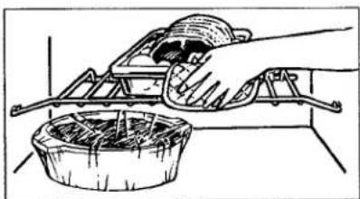 Caloric MWT4661WW - Guide to Use of the Oven Shelf - 1