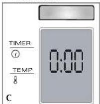 TIMER TEMP 0:00 C