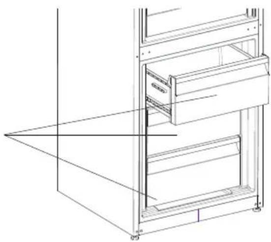 Benavent BC260W - Para sacar el cajón del congelador: - 1