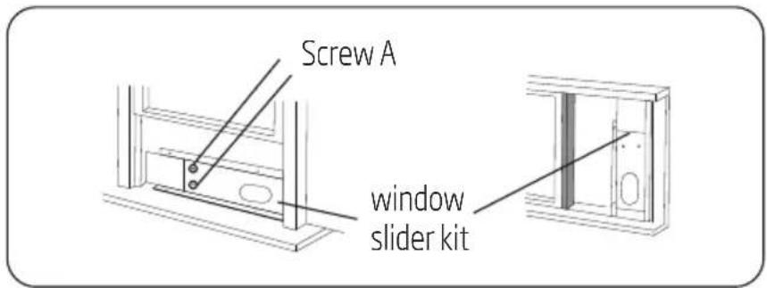 Screw A window slider kit