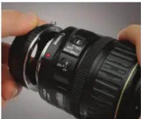 Vello LA-MFT-CEF - TO MOUNT THE LENS ADAPTER - 1
