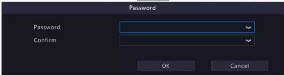 Password Password Confirm OK Cancel