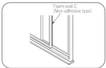Foam seal C (Non-adhesive type)
