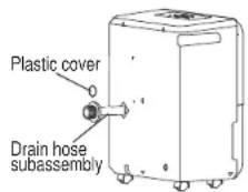 Ivation IVALDH30PW - Removing collected water - 1