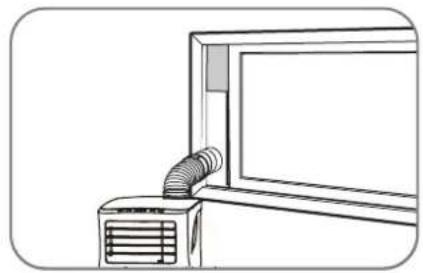 Ivation IVAPAC10KBTU - Sliding window installation - 5