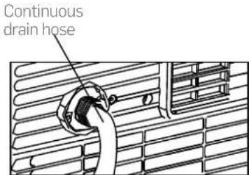 Continuous drain hose