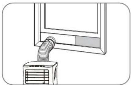 Ivation IVAPAC10KBTU - Hung window installation - 5