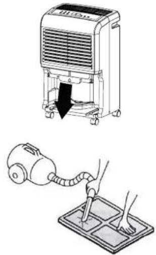 Ivation IVADH30PW - Cleaning the air filter - 1