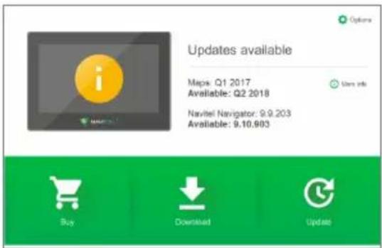 Updates available Maps: Q1 2017 Available: Q2 2018 Navitel Navigator: 9.9.203 Available: 9.10.903 Options Buy Download Update