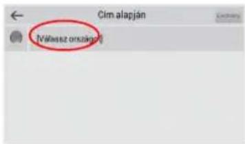 Cím alapján Válassz ország