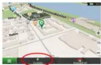 Navitel G550 Moto - Maršrutas iki taško, pasirinkto žemėlapyje - 1