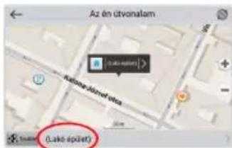 Az én útvonalam Lakó épílet Lakó épílet