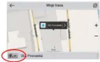 Moje trasa Sporavsko Pivovarska 2014