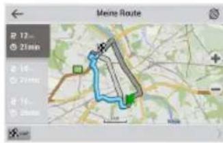Navitel G550 Moto - Strecke zu einem auf der Karte gewählten Punkt - 3