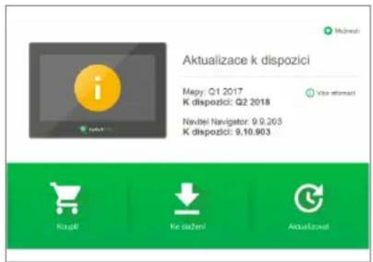 Aktualizace k dispozici Mapy: Q1 2017 K dispozici: Q2 2018 Navitel Navigator: 9.9.203 K dispozici: 9.10.903